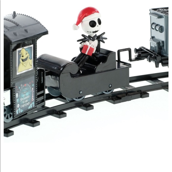 SOLDOUT RARE NIB NIGHTMARE BEFORE CHRISTMAS JACK SALLY OOGIE DISNEY TRAIN SET - Picture 8 of 10